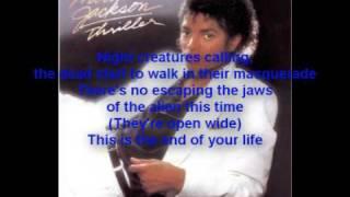 Michael Jackson - Thriller Lyrics