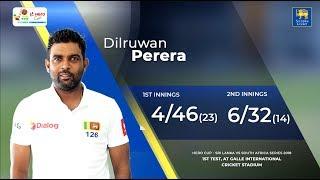 Dilruwan Perera's 10-wicket match haul against South Africa