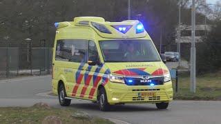 [PRIMEUR] A0, Otaris TGE AMBULANCE 03-132 Emmen-Zuid onderweg naar een melding in COEVORDEN