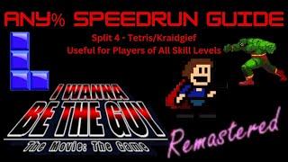 I Wanna Be the Guy Remastered Any% Speedrun Guide - Tetris + Kraidgief