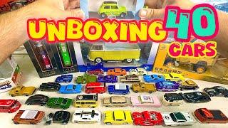 آنباکس ۴۰ تا ماکت ماشین (مثل ماشین مستربین ) | Unboxing 40 Awesome Car Models: A Collector's Dream