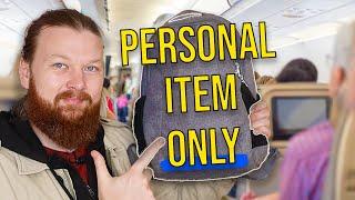 How to Pack for Travel with Personal Item Only (DOs & DON'Ts)