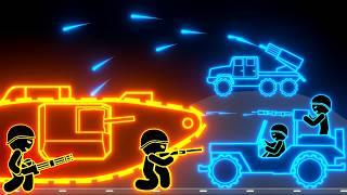 Stickman Battle: Machines of World Wars