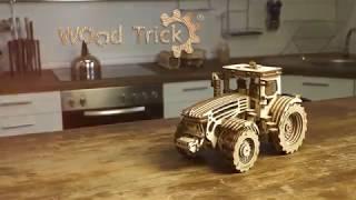 "Tractor" - Wood Trick 3d wooden model kit