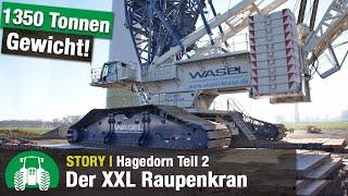 Liebherr LR11000 Raupenkran | Hagedorn Gruppe | Maaßen | Wasel | Kraftwerk Lünen & Windkraft Teil 2