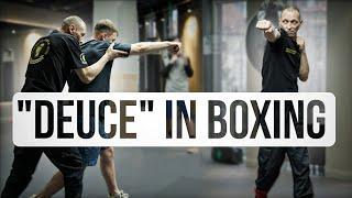 Learning the "One Two" punch technique in boxing at all levels