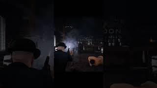 Arthur Morgan brutal saloon shootout