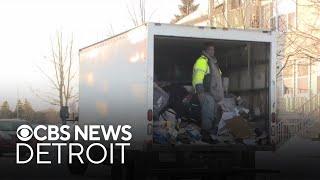 Crews clean up Pontiac home where 3 children were allegedly left abandoned