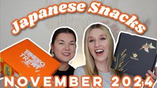 TRYING JAPANESE SNACKS   | TokyoTreat + Sakuraco | November 2024