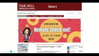 Oak Hill MS Remote Check Out