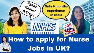 How to apply  for Nurse Jobs in UK? | How to  get a Nursing Job in the UK from India ? Agent Details