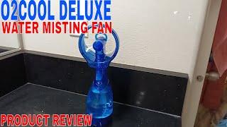   O2COOL Deluxe Handheld Battery Powered Water Misting Fan 