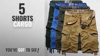 Top 10 Shorts Cargo [2018]: Sunshey Cotton Casual Mens Twill Cargo Shorts Pants Summer Fashion