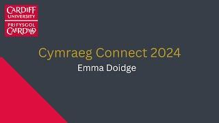 Cymraeg Connect 2024 - Emma Doidge