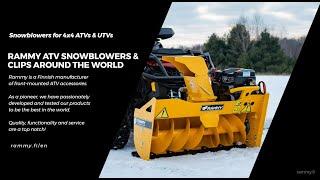 Rammy ATV snowblowers & customer clips.