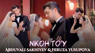 Abduvali Sakhiyev & Feruza Yusupova - NIKOH TO’Y #showbizness #sakhiyev #feruzayusupova