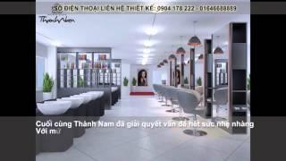Thiết kế thi công Hair salon Anh Duc Anh Nội Thất Thành Nam 0904178222