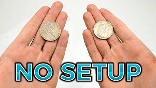 FAST COIN TRICK - TUTORIAL | TheRussianGenius