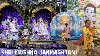 Shri Krishna Janmashtami at Bhaktivedanta Manor, Hare Krishna Temple, Watford, UK, 2024