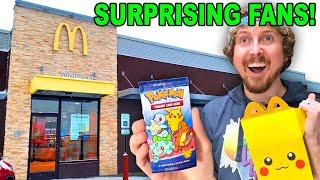 SURPRISING FANS with the *NEW* McDonalds Pokemon Cards! 25th Anniversary Pack Opening