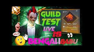 ROAD TO 1 MILLION1VS1 GUILD TEST | TEAM CODE GIVEAEWAY |#freefirelive #gyangaming #nonstopgaming