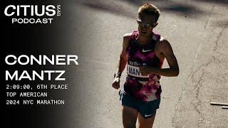 Conner Mantz After Finishing 6th At The 2024 NYC Marathon (2:09:00, Top American) | Race Recap