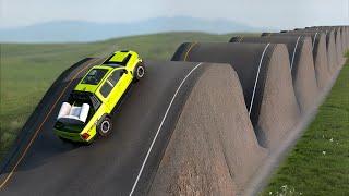 Cars vs Switchback Road Challenge in BeamNG Drive!