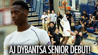 AJ Dybantsa DROPS 20 Points! No.1 Player Senior Debut is ELECTRIC