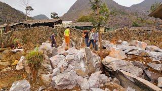 Bác Sò Cô Đơn trong căn nhà tranh quá nể vợ chồng trẻ làm nền nhà toàn đá. Nguyễn Tất Thắng