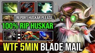 How to Solo Mid Sniper Against Huskar with 5Min Blade Mail Knockback Deleted Hard Counter Dota 2