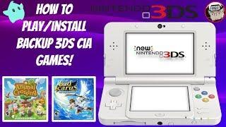 How To Play/Install Backup 3DS CIA Games! (11.10 FW) #3DS #LUMACFW #Modding