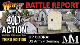 Bolt Action 3rd Edition Battle Report! US Army v Germany SS #warlordgames #boltaction #3rdedition