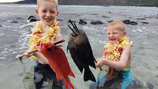 2 Weeks Fishing, Camping, Hiking & Adventure in Hawaii - Fishing Catch and Cook.