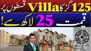 125 yard Villa on Installment | Bahria Town Karachi | Mudasser Iqbal