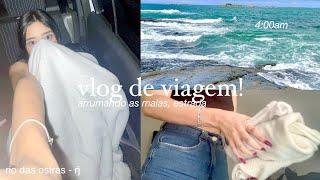 viajando para a praia! vlog: arrumando minha mala (necessaire, roupas) e pegando estrada🫧️