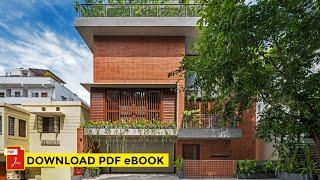 2,400 sq.ft Compact House in Malleshwaram Bengaluru Karnataka explores courtyard in a unique way.