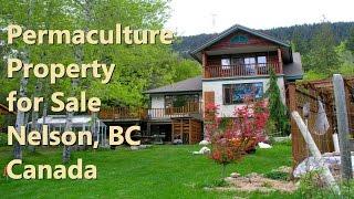 Permaculture Property for Sale: Snow's Hillhouse Microfarm, Nelson BC Canada--SOLD!