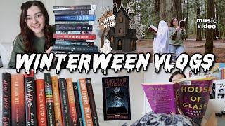 reading thriller and horror books, fortnight music video ️ [WINTERWEEN Days 1 + 2 VLOG]