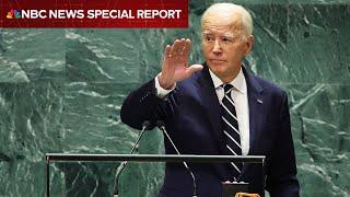 FULL SPEECH: Watch Joe Biden's final address to United Nations General Assembly