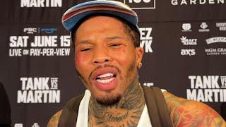 Gervonta Davis GETS SUPER ANNOYED by Shakur Stevenson questions! SHUTS DOWN talk about Shakur fight!