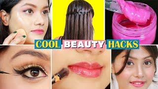 BRILLIANT BEAUTY, MAKEUP & HAIR HACKS | Amazing Beauty and Makeup Hacks Every Girl Should Know