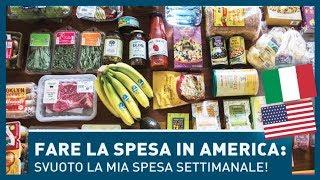 LA MIA SPESA DA ITALIANA IN AMERICA! Dove e cosa compro per la settimana?