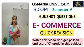 E-COMMERCE || DAMNSURE QUESTIONS ||  PASS || QUICK REVISION || SEM 5 || @shivanipallela||