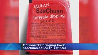 McDonalds Brings Back Szechuan Sauce