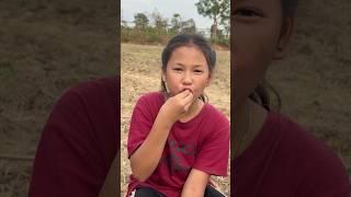 Super Yummy Fried bacon  eating by #cutevillagee |#viralvideo #shorts #satisfying #fyp