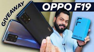 OPPO F19 Unboxing And First Impressions | Giveaway  33W Flash Charge, AMOLED,5000mAh Battery & More