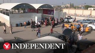 Live: View of Rafah crossing as injured Gazans enter Egypt