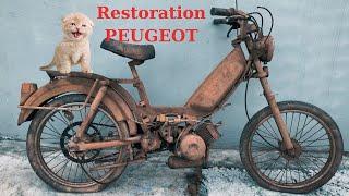  Too Many Emotions When Completely Restoring the Ancient PEUGEOT Motor Bike Back to Life Like New