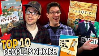 10 Board Games Being Played NOW - "People's Choice" Board Game Picks!