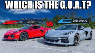 C8 Z06 vs E-Ray!